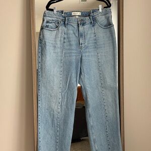 Abercrombie & Fitch Light Blue 90s High Rise Jeans